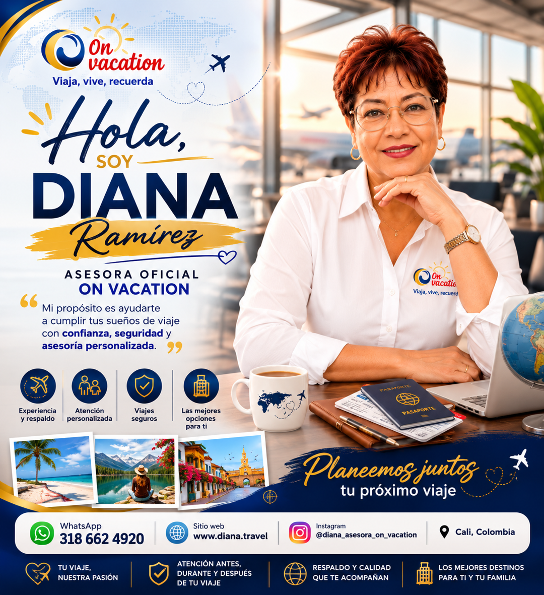 Diana Ramírez - Asesora On Vacation